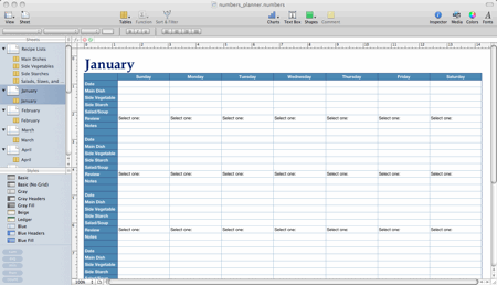 free meal planner for mac